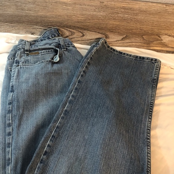 Unisex Vintage Duckhead Jeans Co. Jeans SZ 34/32 Cotton Bootcut Light Distress - Picture 6 of 14